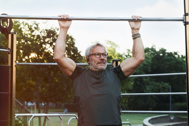 Illustration depicting the importance of cardiovascular exercise for seniors, as highlighted in The Senior Fitness Guide