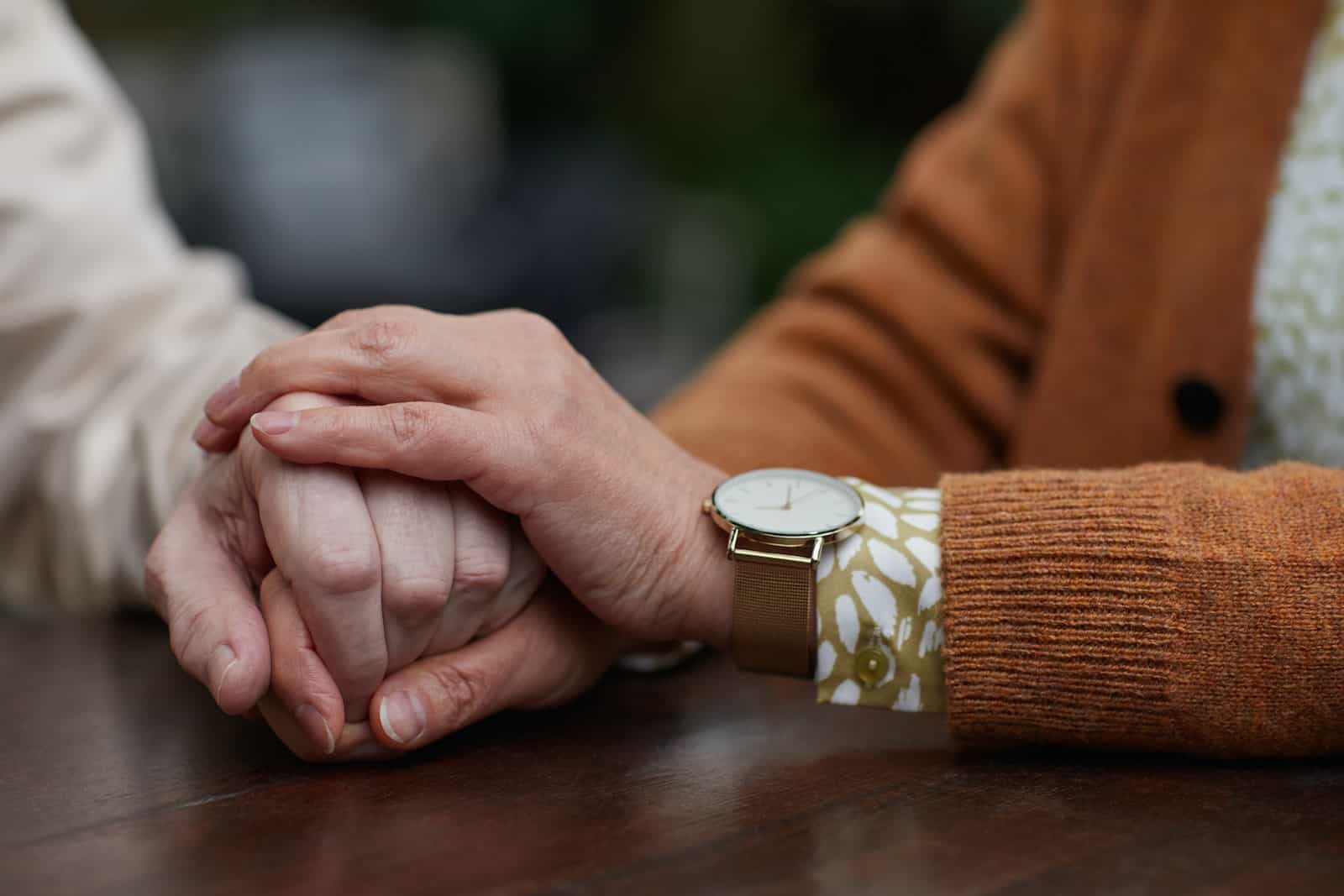 Couple Holding Hands Creating connections for a happier elderly life